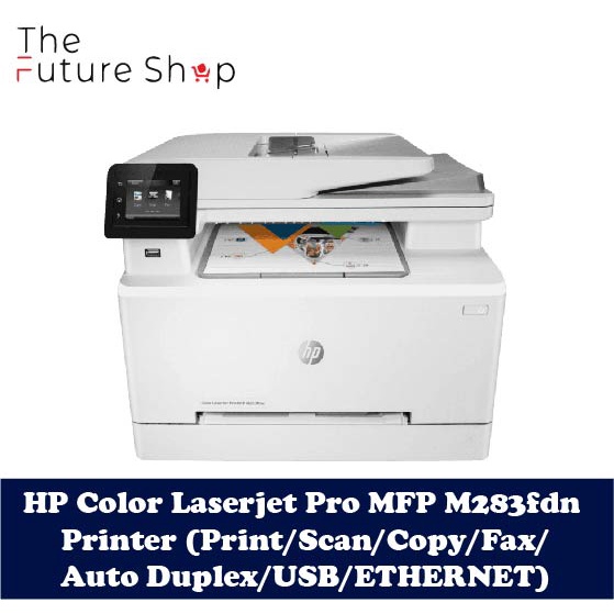 HP Color LaserJet Pro Multi Function Printer M283fdn ( PRINT/SCAN/COPY ...