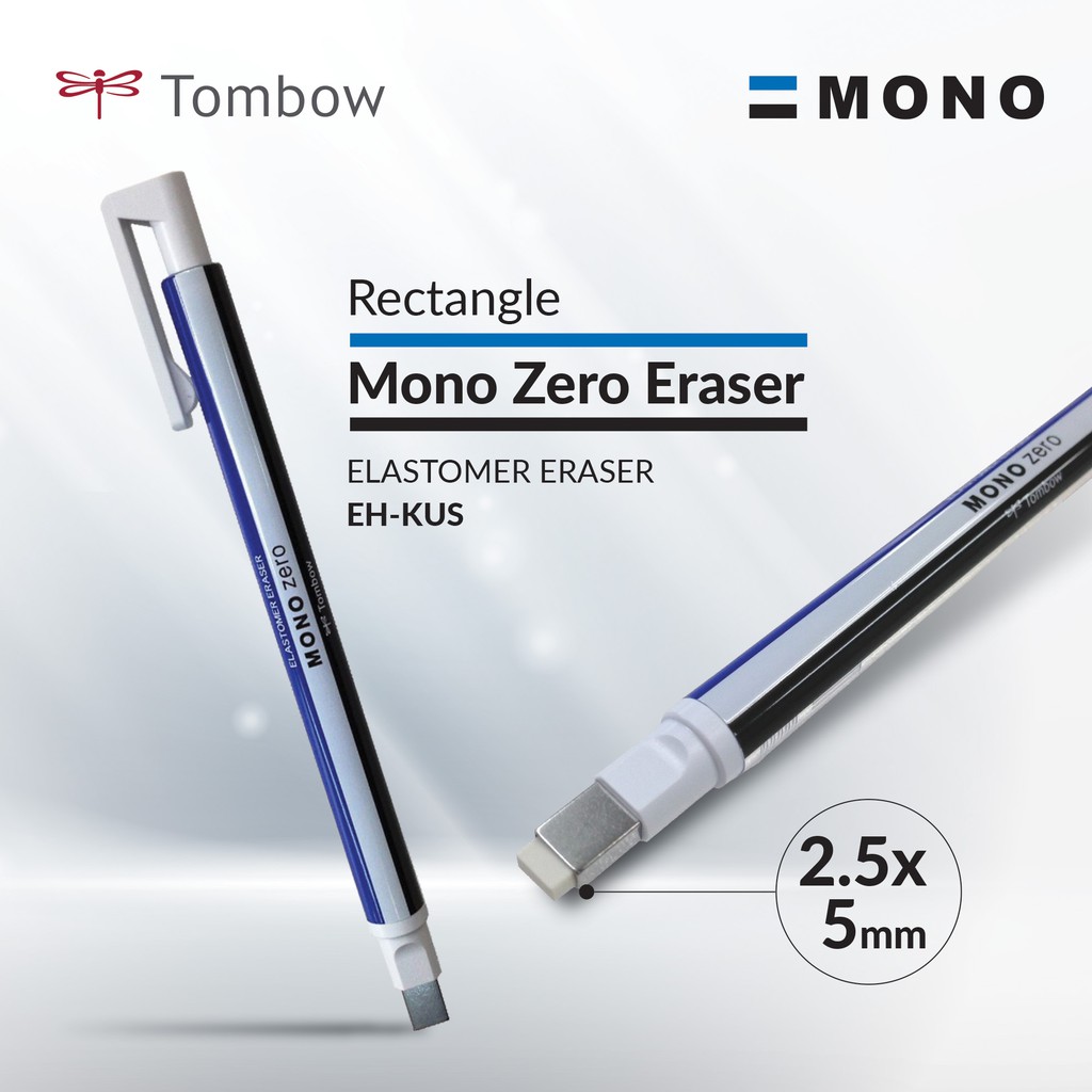 Tombow Mono Zero Eraser - 2.5 mm x 5 mm - Rectangle