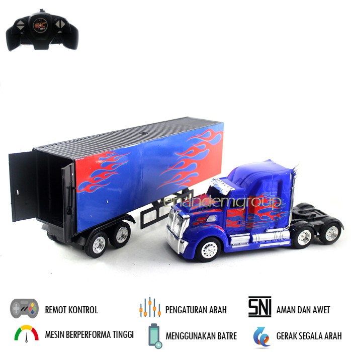 Mega Lite Container Truck RC Remote Control Car Toy (Large Size ...