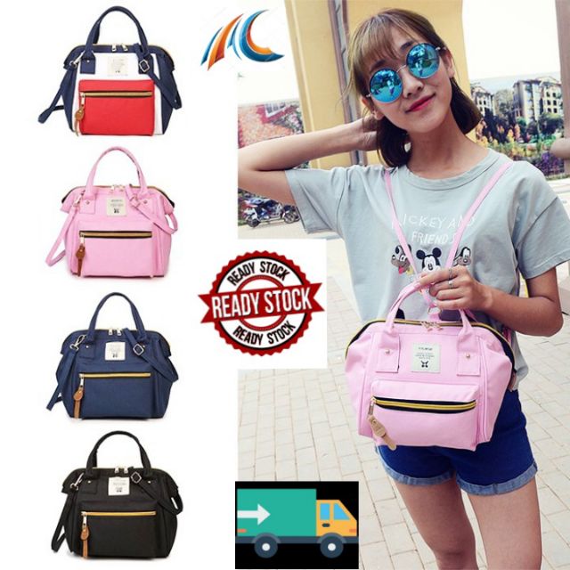 ANELLO Japan Trendy Cute Mini Sling 3 Way Shoulder Hand Bag Shopee Malaysia