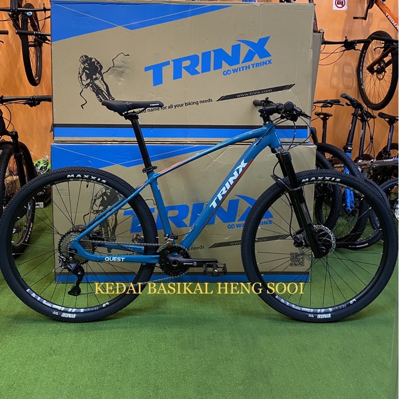 TRINX BIKE PM BEST PRICE 29er TRINX X7 QUEST PRO ALLOY MTB SHIMANO DEORE 2x10speed Shopee Malaysia