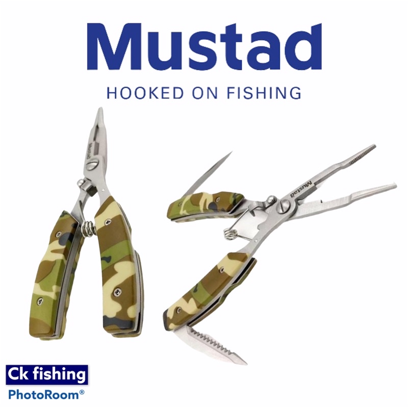Mustad Pliers Model MT023-C / Material Heavy Duty / Stainless Steel  Saltwater Fishing , Casting , Bottom , Pancing