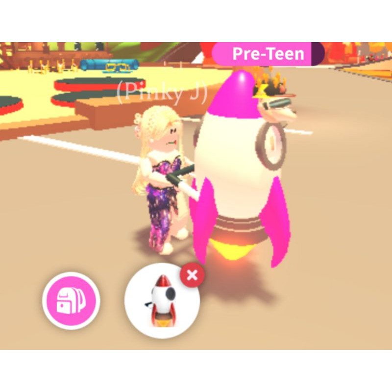 Adopt Me Rocket ship Stroller Shopee Malaysia