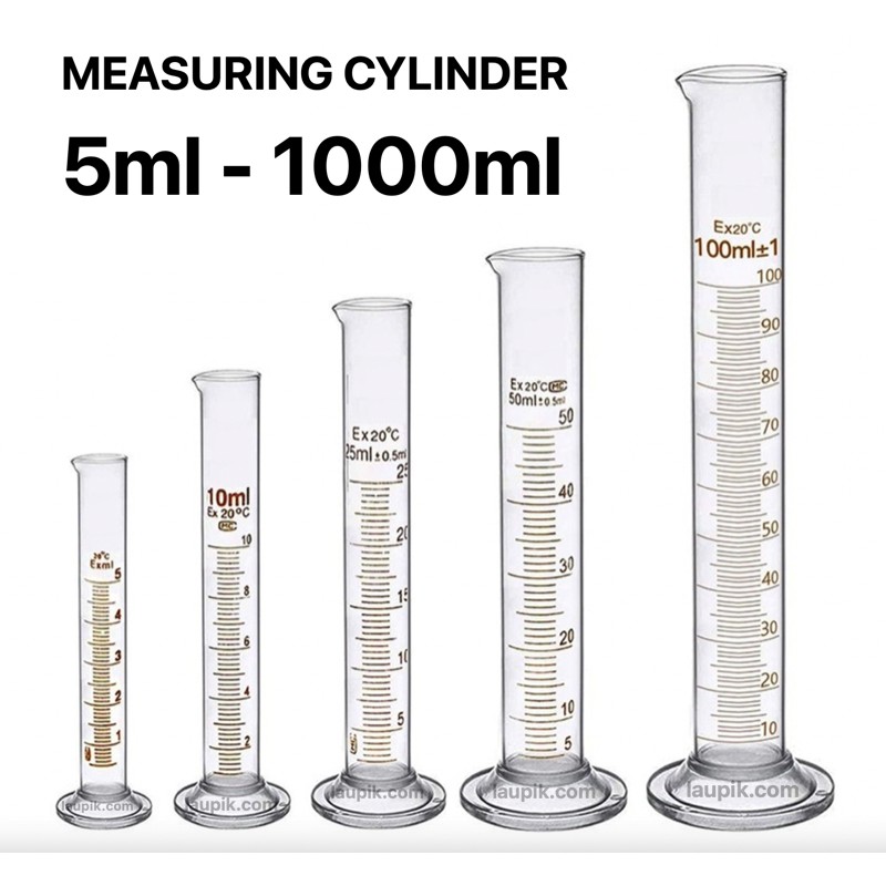 Measuring Cylinder Glass Class B GENERIC | Shopee Malaysia