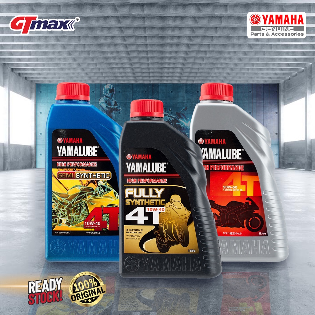 YAMAHA 4T YAMALUBE SAE SEMI SYNTHETIC FULLY SYNTHETIC 1L 10w40 OIL