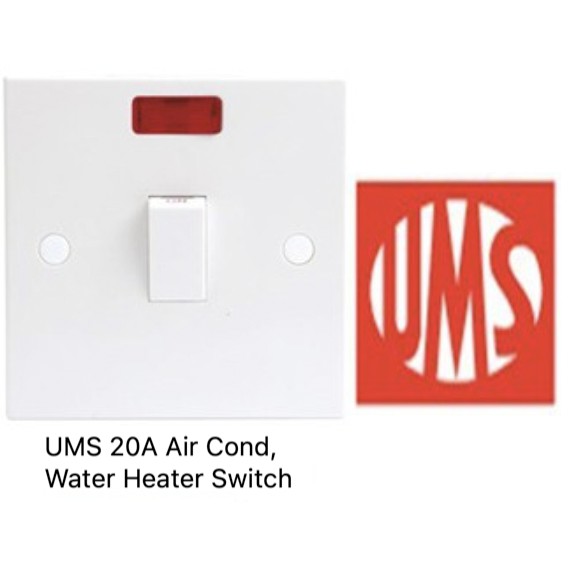 SEMENYIH UMS 20A Water Heater Switch socket Aircond Switch socket(SIRIM) Shopee Malaysia