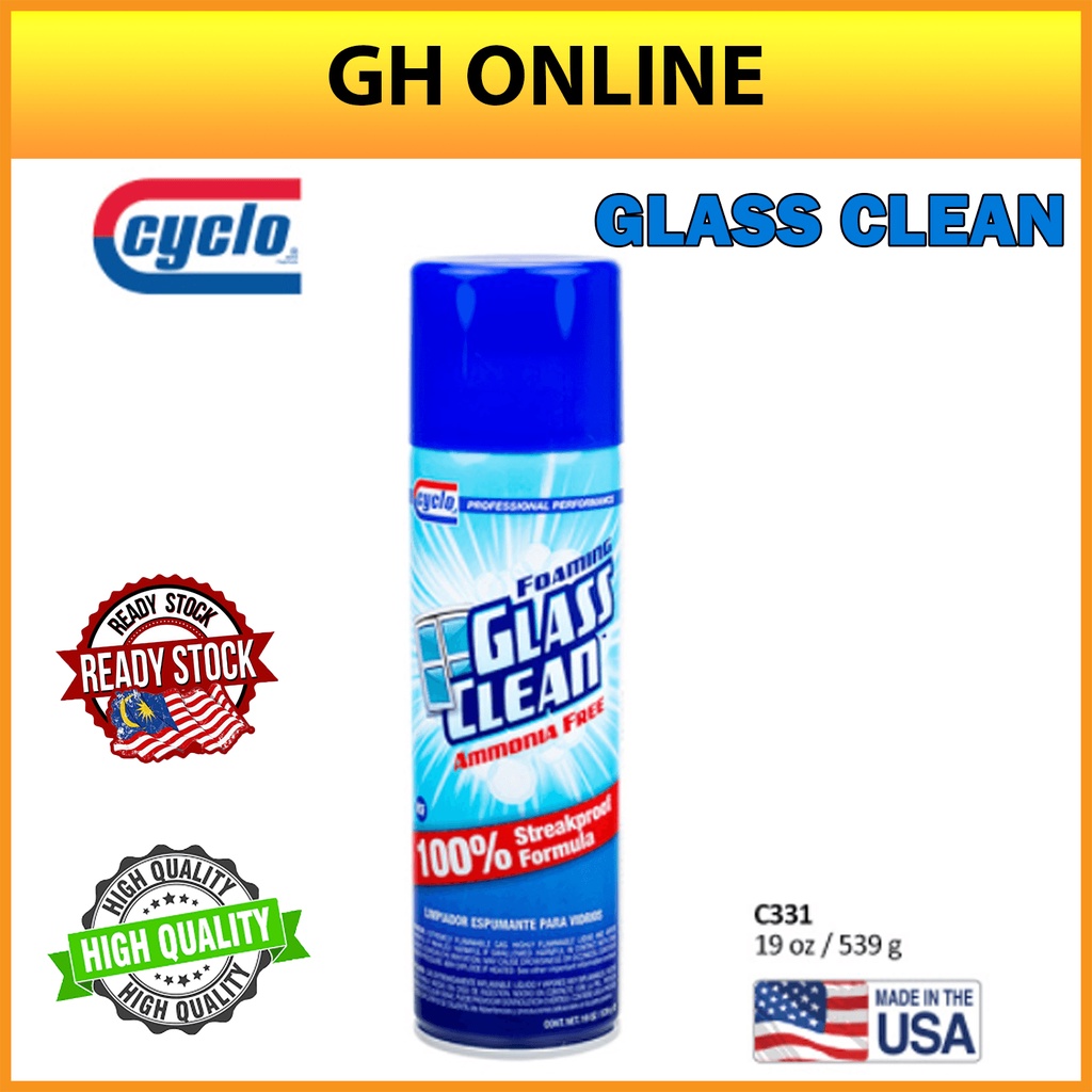 CYCLO GLASS CLEAN 100 STREAKPROOF FORMULA (C331) Shopee Malaysia