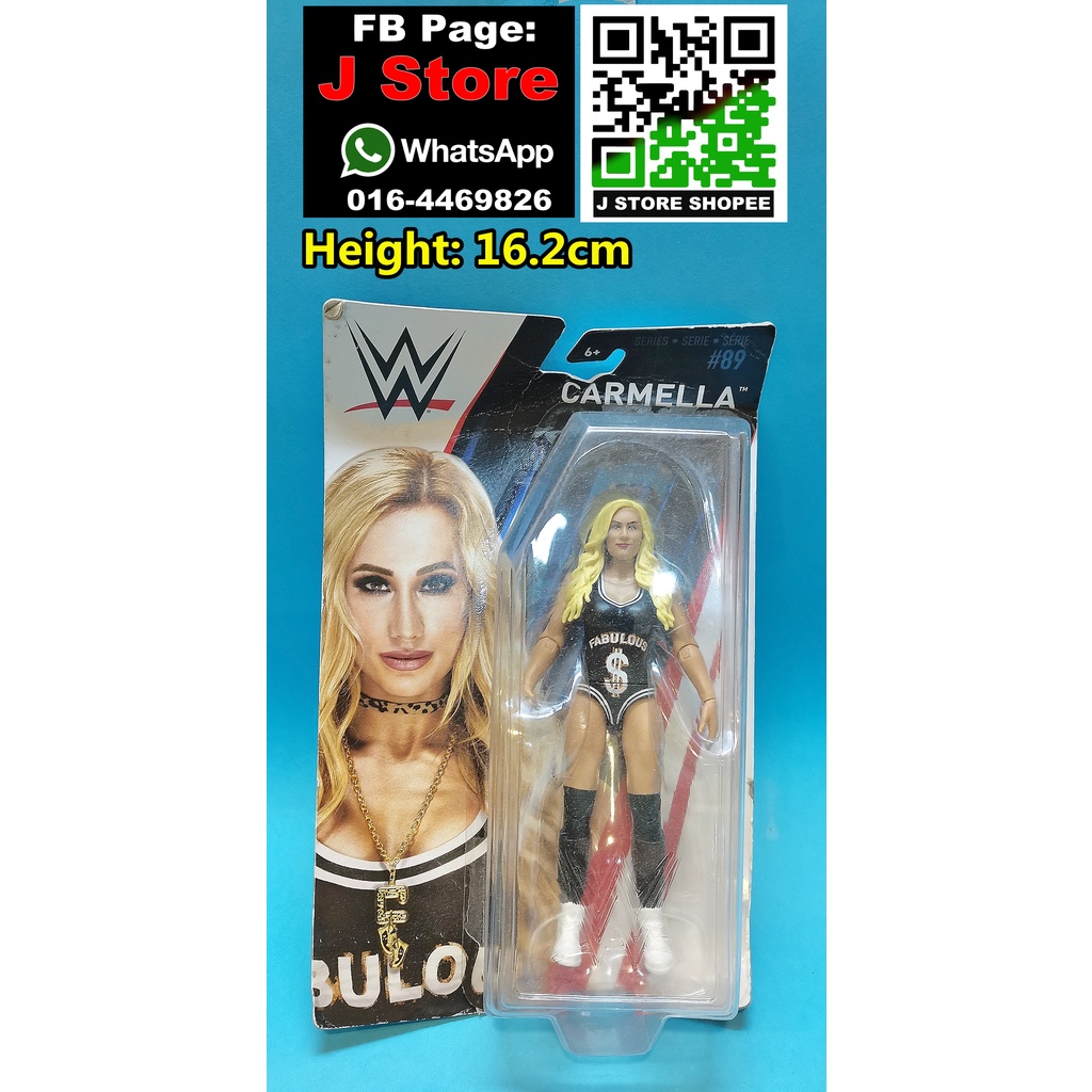 WWE carmella action figure ( J Store ) | Shopee Malaysia