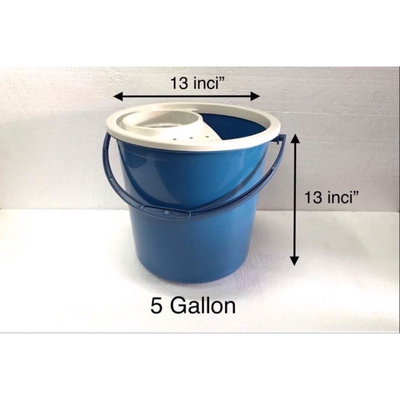 5 Gallon Mop Bucket Mop Pail Bekas Plastik Baldi Tong Mop （ready Stock Shopee Malaysia 6683