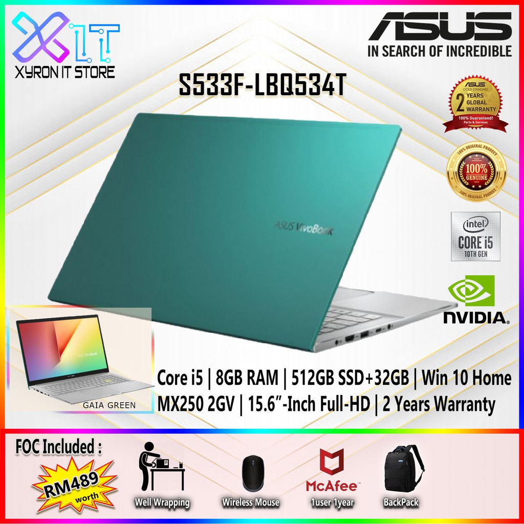 Écran LCD Asus Vivobook S533F 15,6" FHD IPS - Dalle De Rechange Neuve - Garantie 1 An