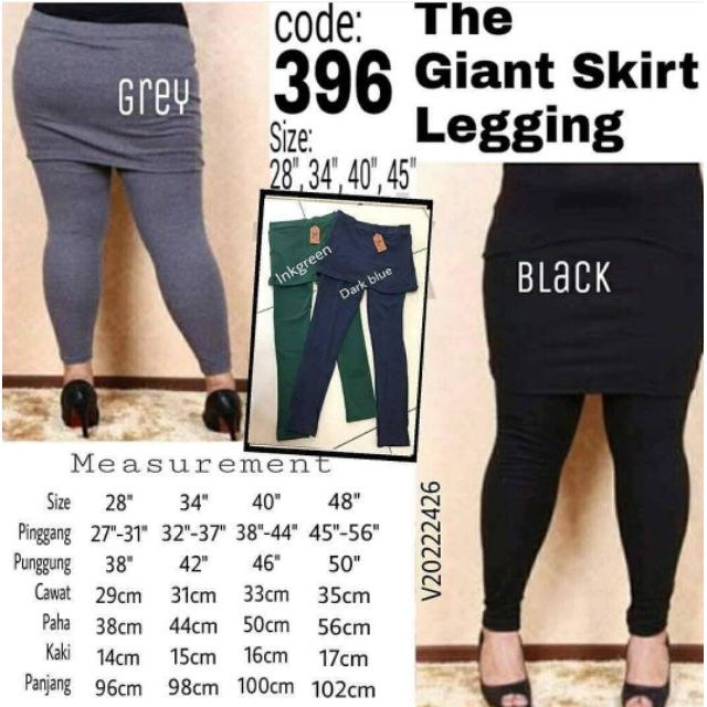 Ladies giant skirt legging plus size zumba wear 396