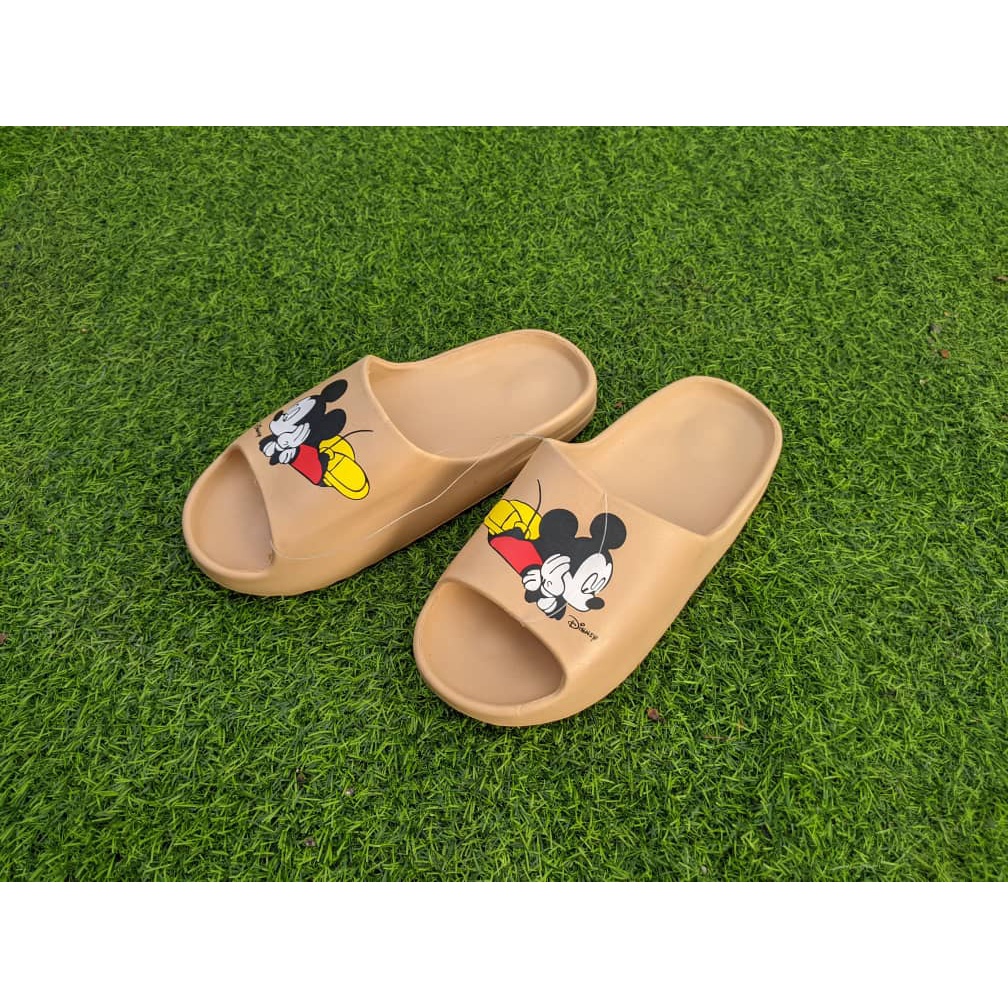 adidas gazelle silver green womens Disney Mickey Mouse Youth Slides, Black