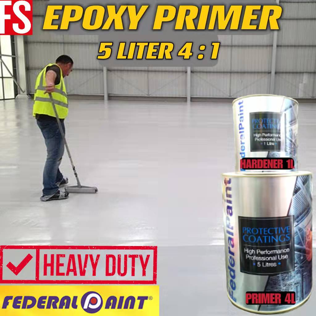 5L MP PRIMER EPOXY / ( FEDERAL PAINT ) PRIMER FOR EPOXY PAINTING TILE