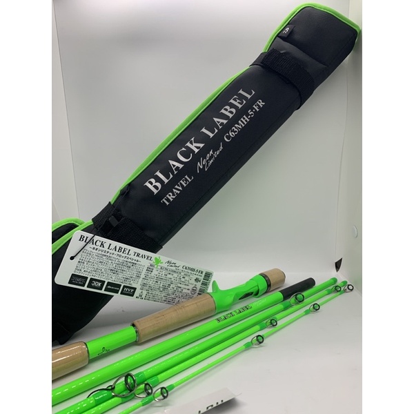 2021 Daiwa Black LABEL TRAVEL Rod c63MH-5pcs FR LIMITED NEON