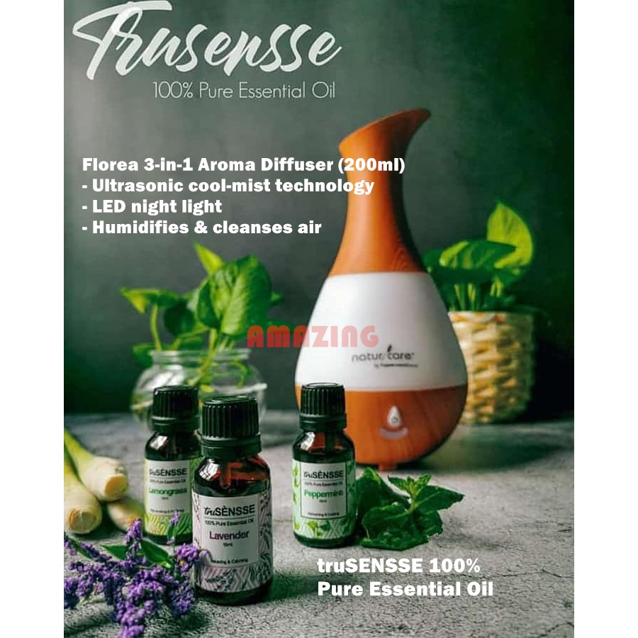 Tupperware Florea 3in1 Diffuser and truSensse Wellness Pure Essential