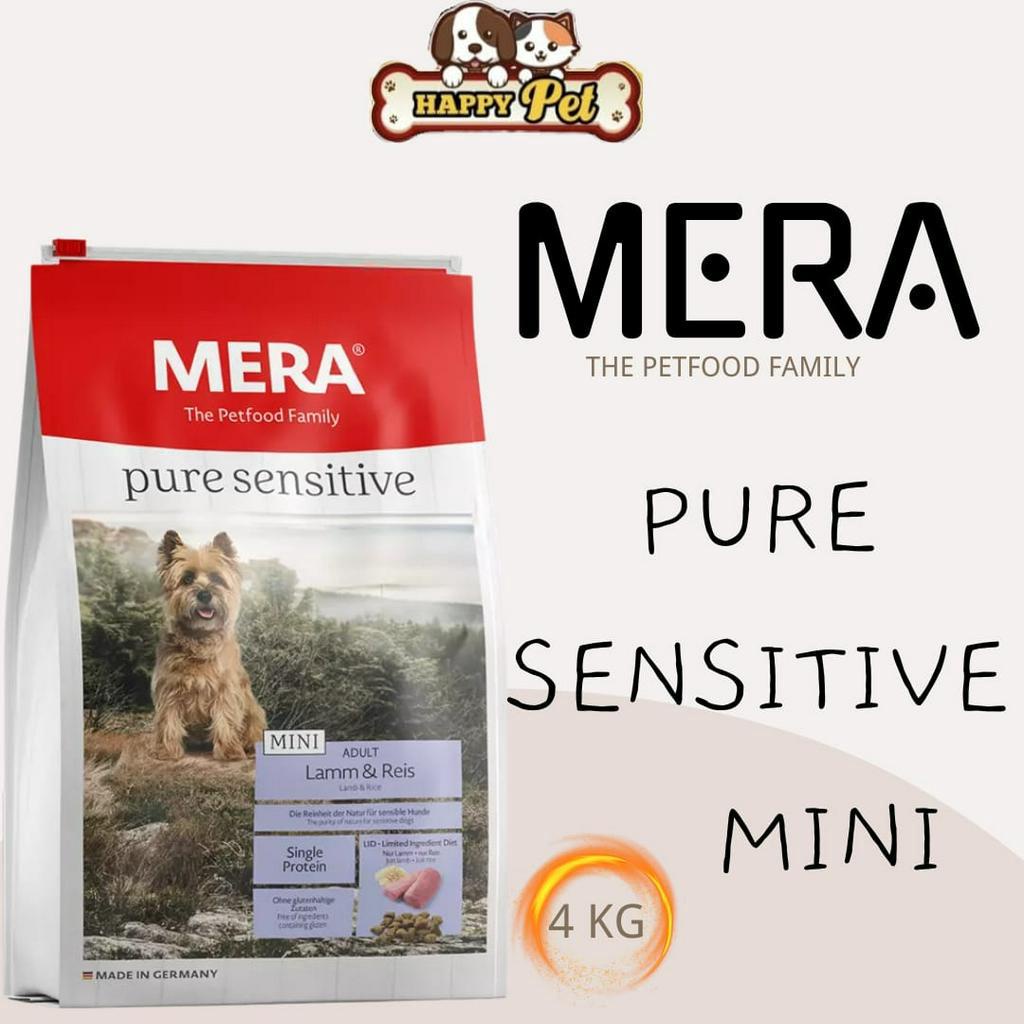 READY STOCK MERA PURE SENSITIVE MINI LAMB AND RICE 4KG | Shopee Malaysia