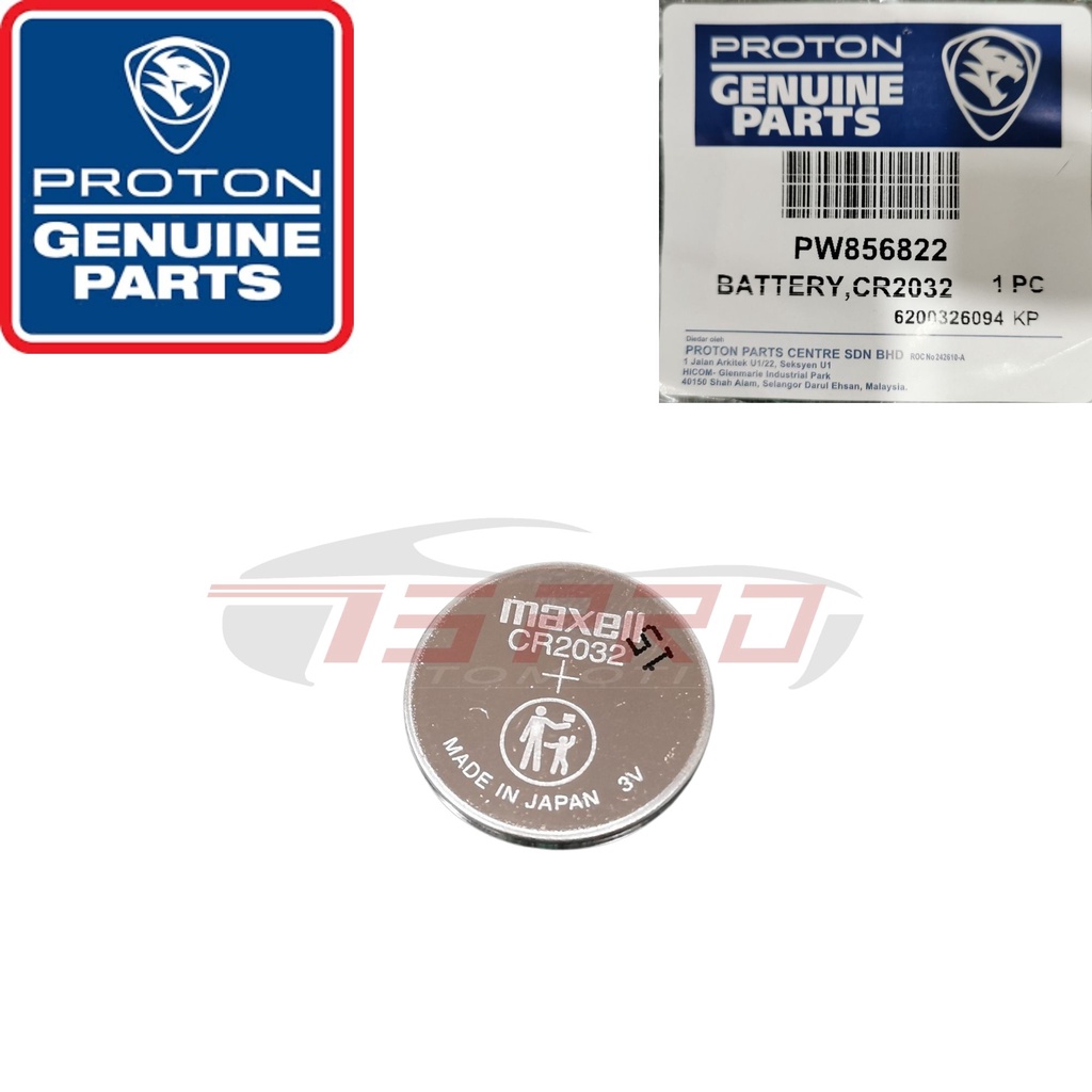 Proton New Saga VVT Iriz Persona Exora Neo Gen2 Waja X70 Genuine CR2032 ...