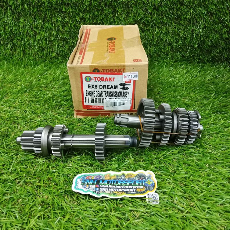 TOBAKI RACING ENGINE GEAR TRANSMISSION HONDA EX5 DREAM/ EX5 / WAVE110