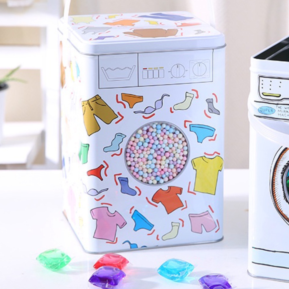 Detergent Storage Canister With Handle Daily Necessities Storage Box