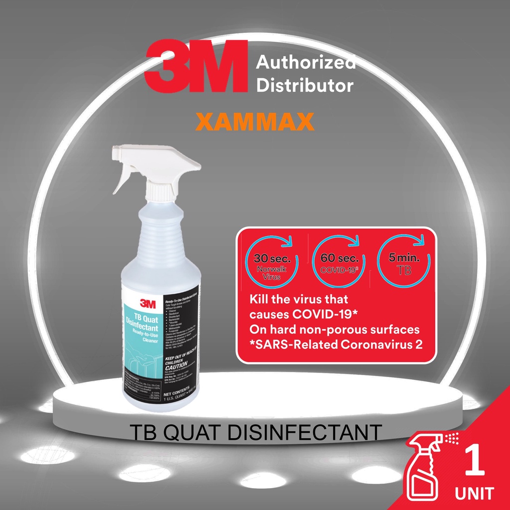 3m Tb Quat Disinfectant Ready To Use Cleaner Surface Disinfecting Cleaner Disinfection 5703