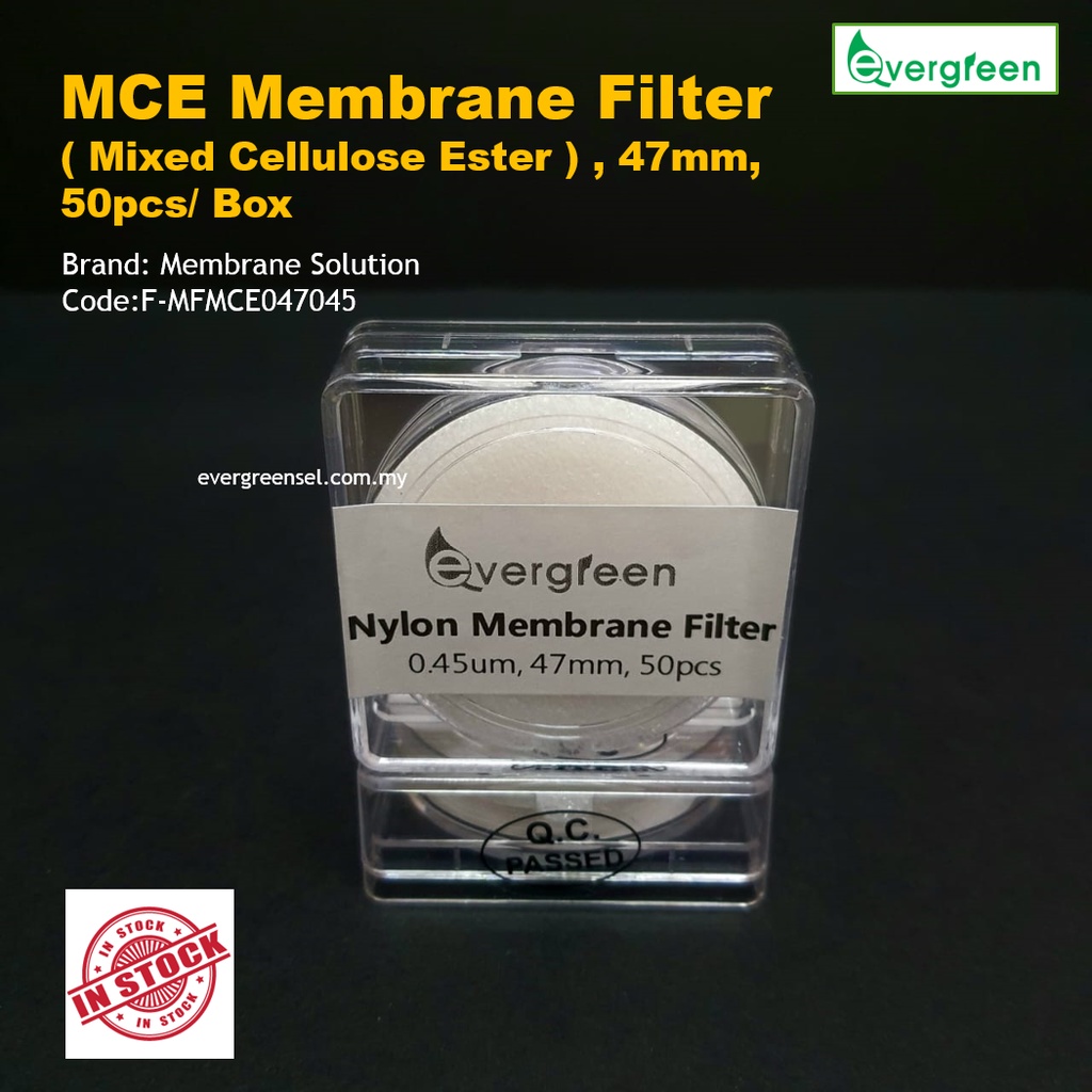 Nylon Membrane Filter 47mm for Filtration, 0.22um/0.45um, 50pcs/ Box