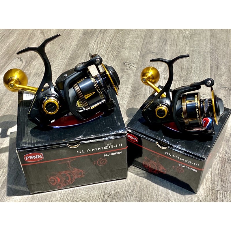 PENN Slammer III 3500, 4500 & 5500 IPX6 Sealed Spinning Fishing