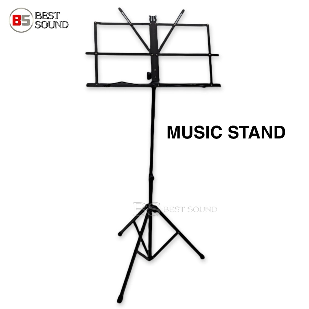Folding Music Stand with Bag Music Sheet Foldable Holder Adjustable ...