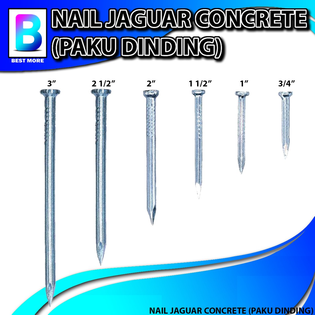 NAIL JAGUAR CONCRETE(PAKU DINGDING) | Shopee Malaysia