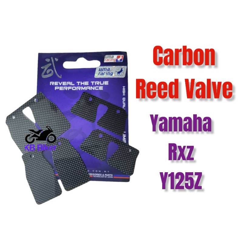 Uma Racing Carbon Reed Valve Plate Set Yamaha Rxz 135 Y125Z Y125ZR ...