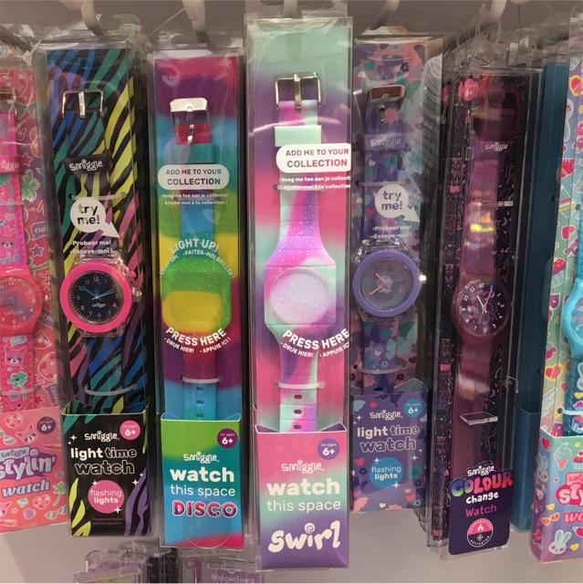 Smiggle Watch Swirl Disco Watch This Space Jam Tangan Shopee Malaysia