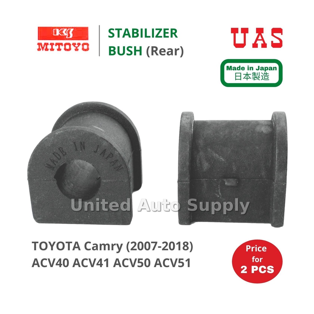 MITOYO Stabilizer Bar Bush Rear 2 PCS Set For TOYOTA Camry ACV51 ASV50 ...