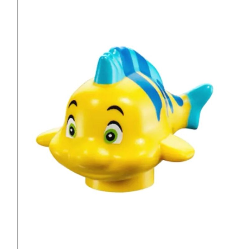Lego Disney Flounder Fish Minifigure Little Mermaid Ariel's Friend