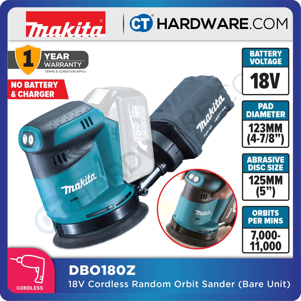 Makita dbo180z with online battery