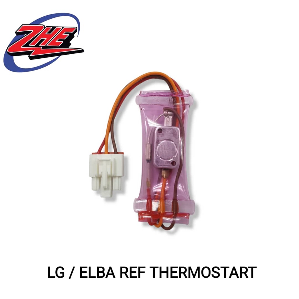 LG / ELBA REFRIGERATOR DEFROST THERMOSTAT 3 WIRE THERMOSTAT AND FUSE