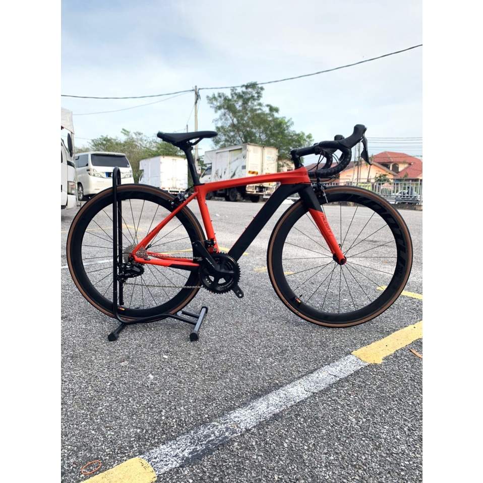 Alcott Ascari Silhouette Full Shimano 105 Roadbike Bicycle with FREE Gifts Shopee Malaysia