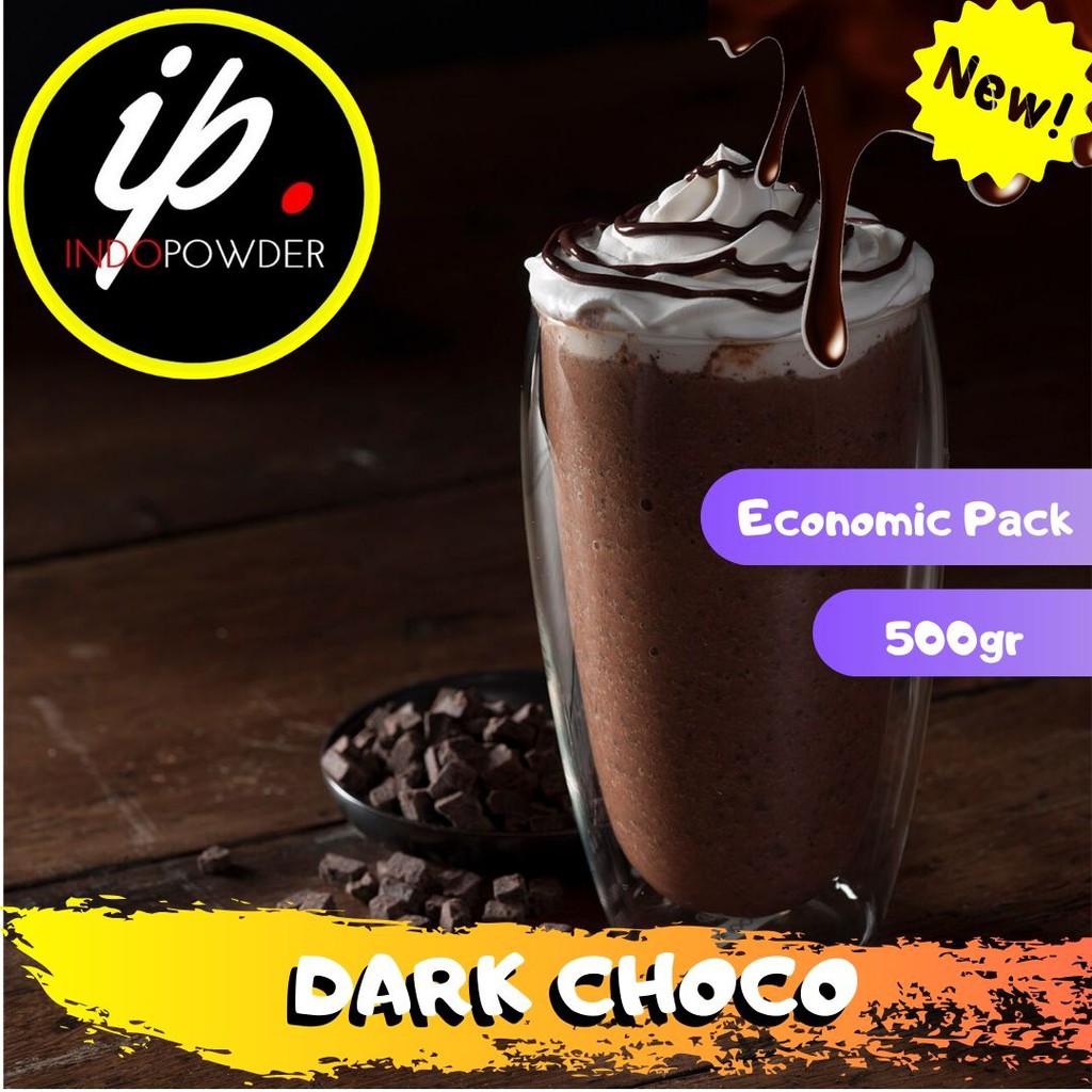 500 GRAM - DARK CHOCO Powder 500gr - DARK CHOCO Flavored Drink Powder ...