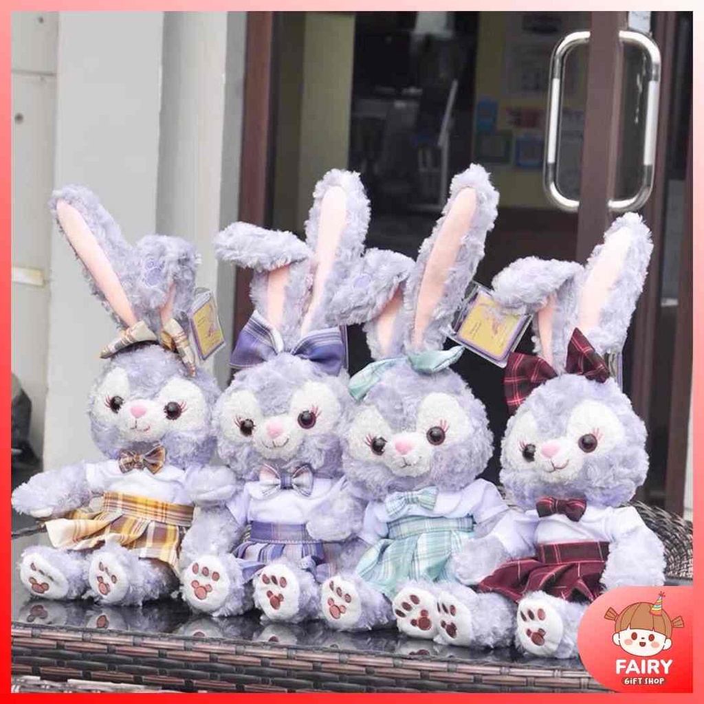 [READY STOCK] Cute Purple Fluffy Bunny Rabbit with Skirt Plush Toy ...
