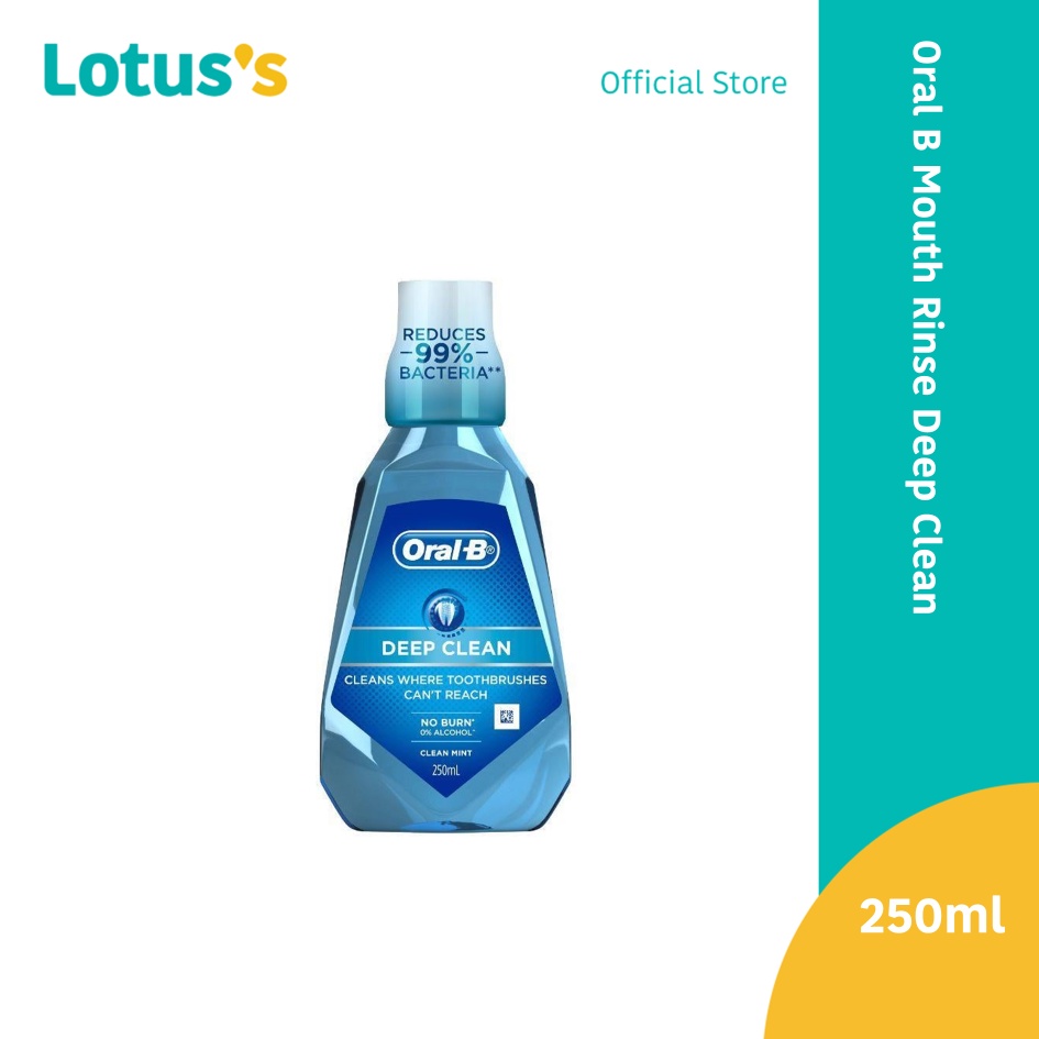 Oral B Mouth Rinse Deep Clean 250Ml | Shopee Malaysia