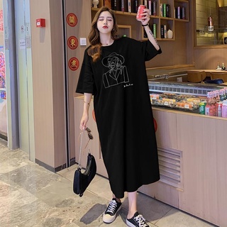 T shirt dress cheap korean style