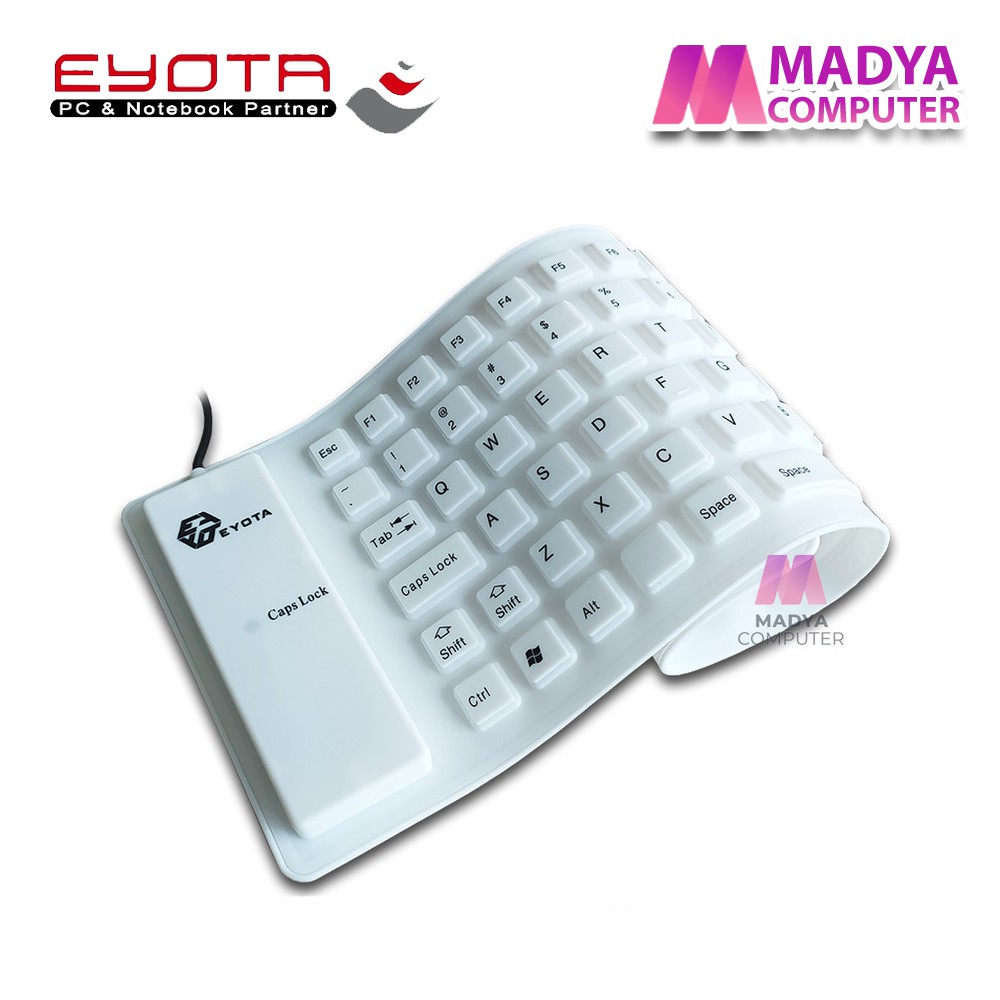 Splash Proof Roll USB Flexible Keyboard | Shopee Malaysia