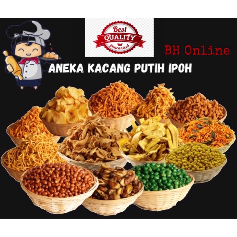 Halal Kacang Putih Ipoh Famous Traditional Murukku Pelbagai Jenis Ipoh Kacang Puteh 100g 8381