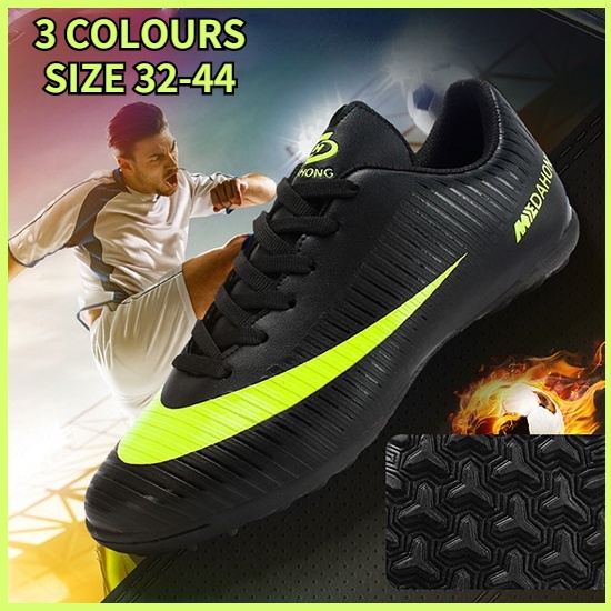 Ready Stock 2023 Raya Sneakers Kasut Bola Sepak Kasut Sukan Lelaki Men Shoes Football Shoes kasut futsal Kasut Bola Luar Luar Bola Sepak Futsal Dalaman Kasut Sukan Kanak kanak Kasut Bola Sepak