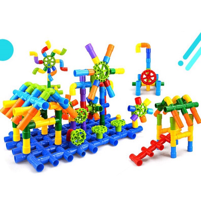 🔥Ready Stock🔥108pcs Water Pipes Building Blocks | Shopee Malaysia