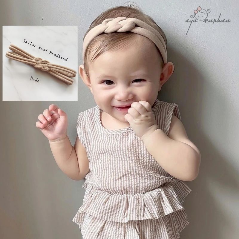 Sailor knot best sale headband baby