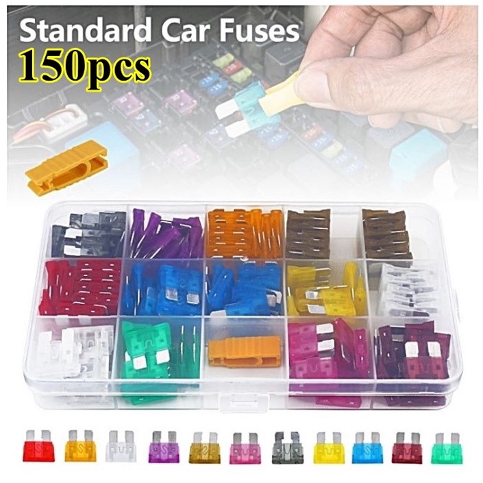 150pcs Car Fuse Motorcycle Fuse Standard Fuse Lorry Fius Kereta 240A