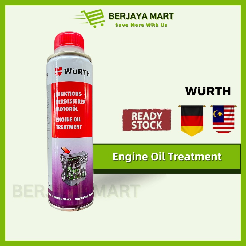 (READY STOCK) WURTH Engine Oil Treatment Original Green Oil (300ml