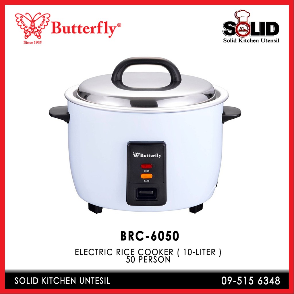 ButterFly Commerical Electric Rice Cooker ( 10Liter ) Shopee Malaysia