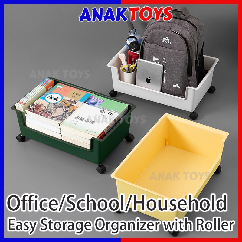 47*29.5*19CM Student Classroom Book Box Box Storage Wheel Book ...