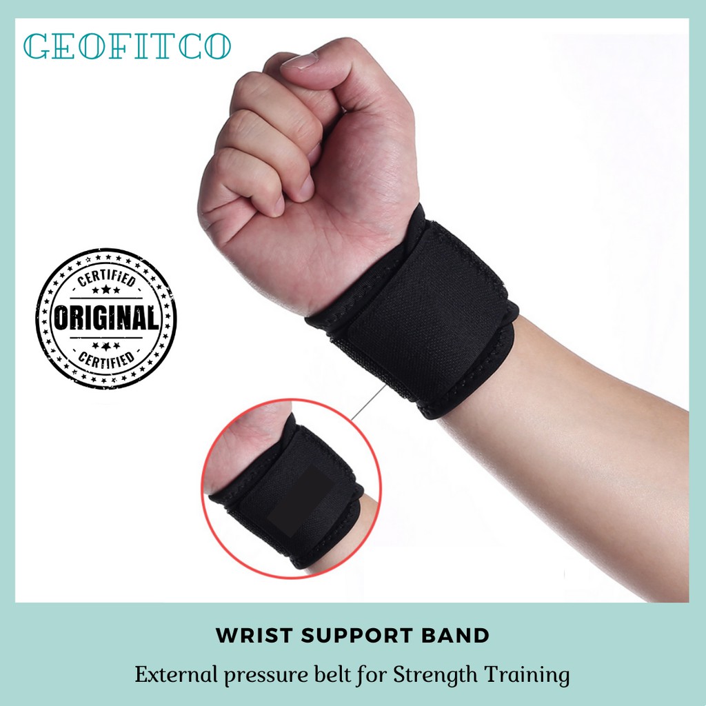 Weight Lifting Wrist Guard, External pressure belt for Strength