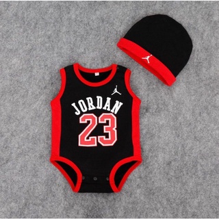 Babyboy Basketball Jersey Cap Set Newborn Baby Jersey Jordan 23